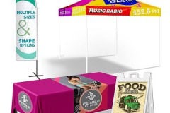 JARA PRO ADVERTISING  | IMPRENTA EN HOUSTON | DISPLAY ITEMS | TRADE SHOW | TABLE COVERS | FEATHER FLAGS | CANOPY